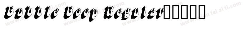 Bubble Boop Regular字体转换